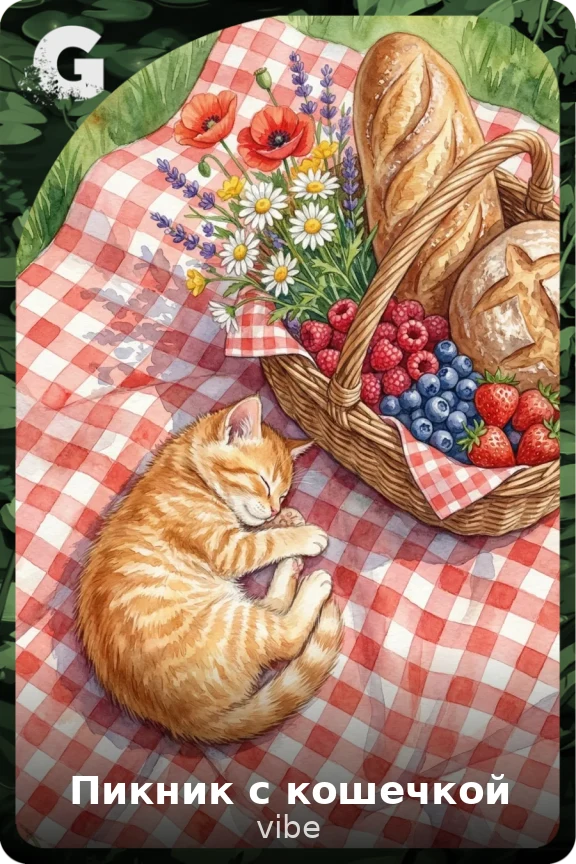 Пикник с кошечкой