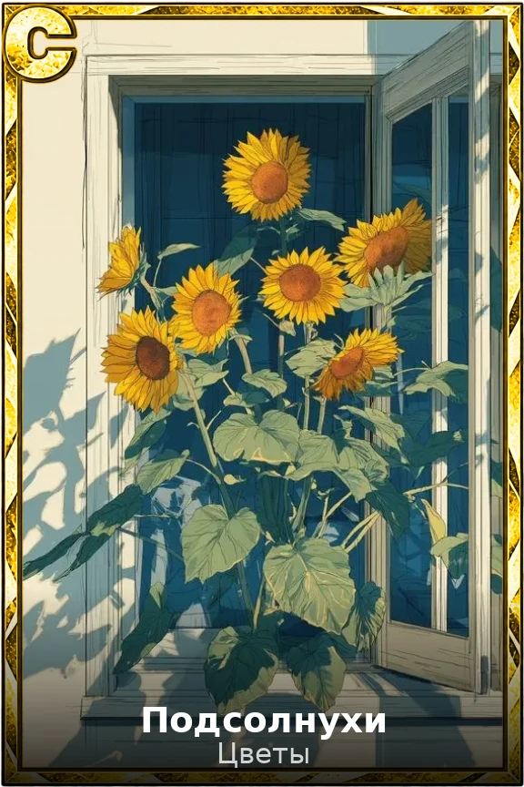 Подсолнухи